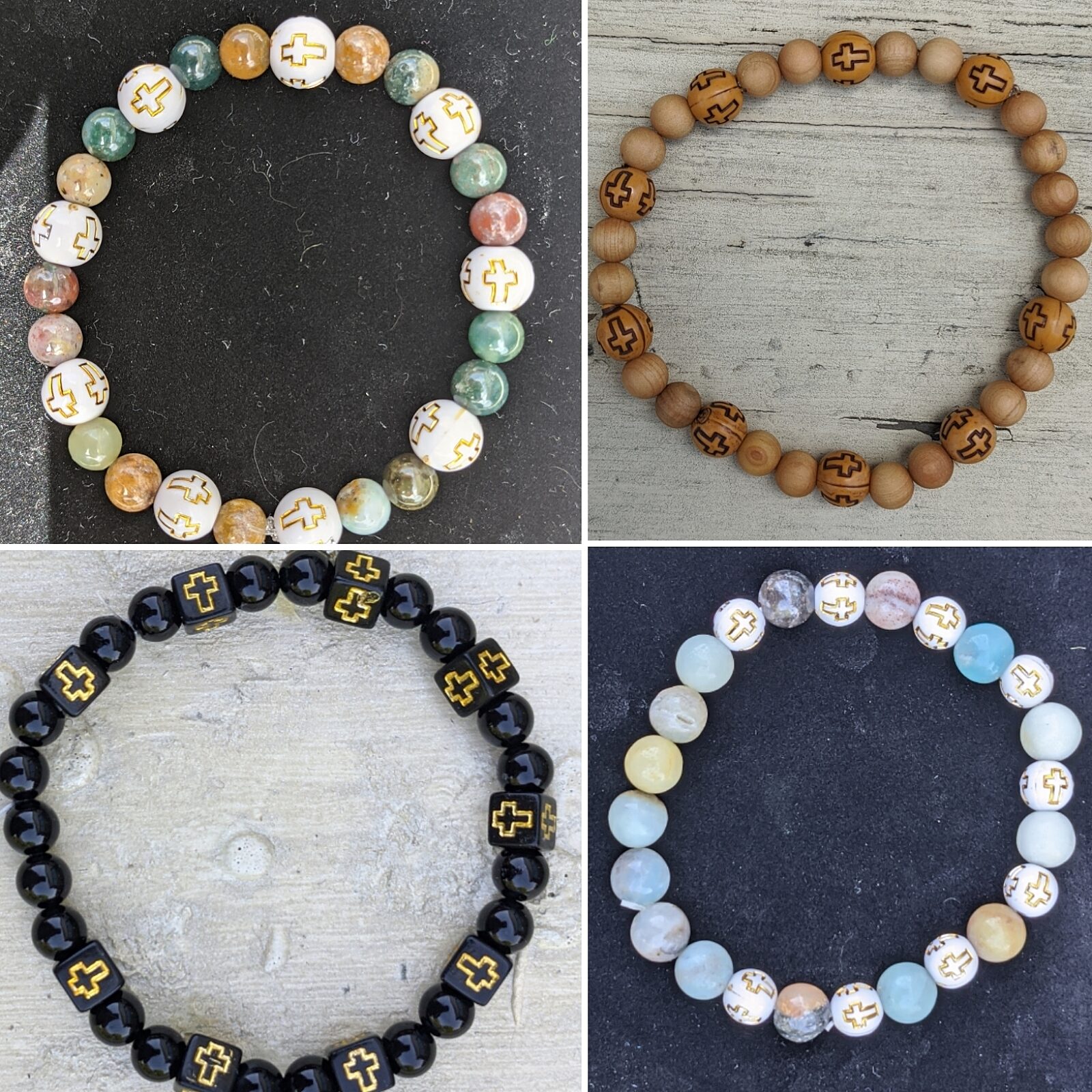 Novena Bracelets Collage