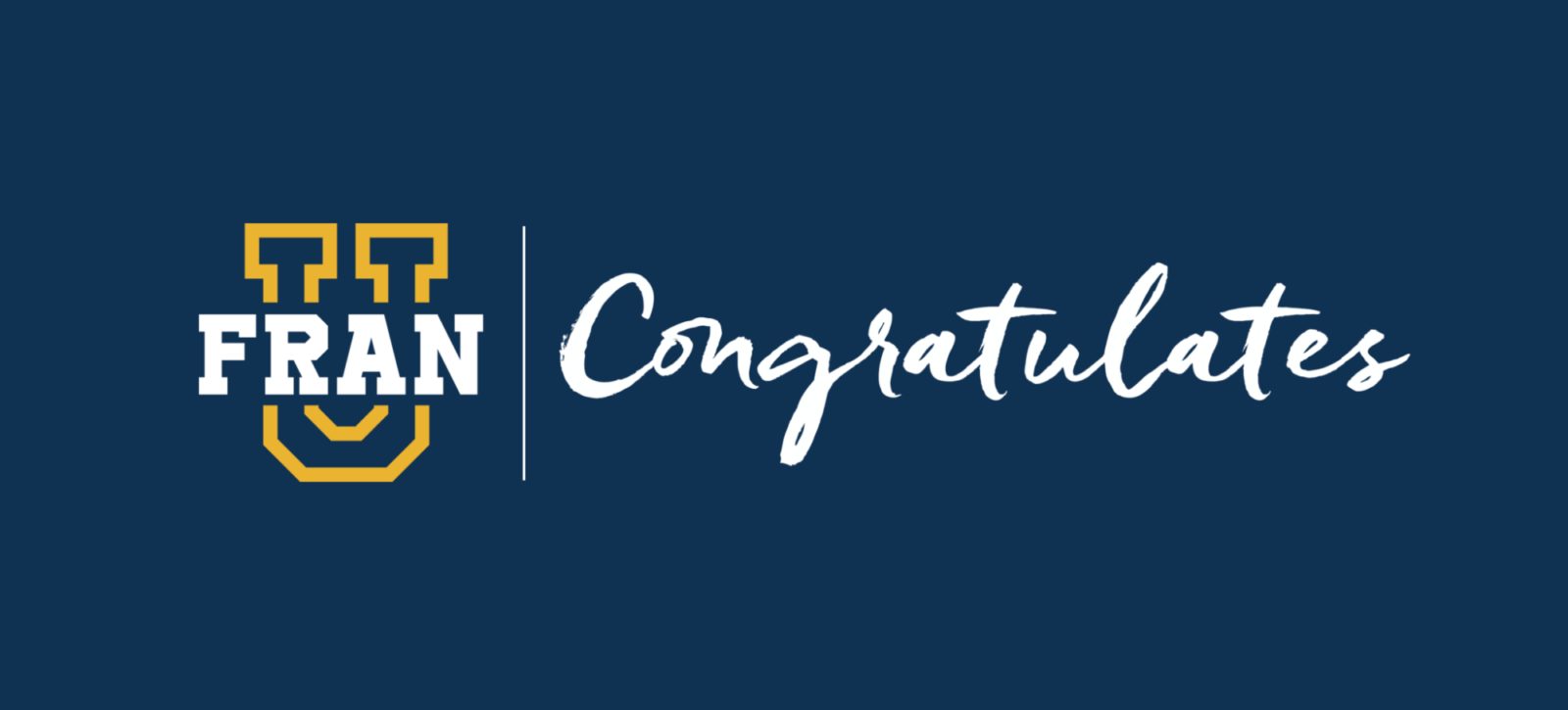 Fran U Congratulates 1